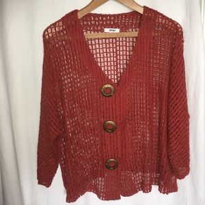LifeStyle Loose Weave Cardigan.